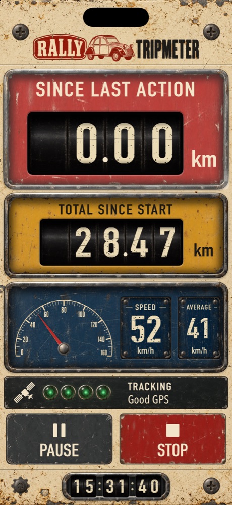 Since last action rolled back to zero after a tap
